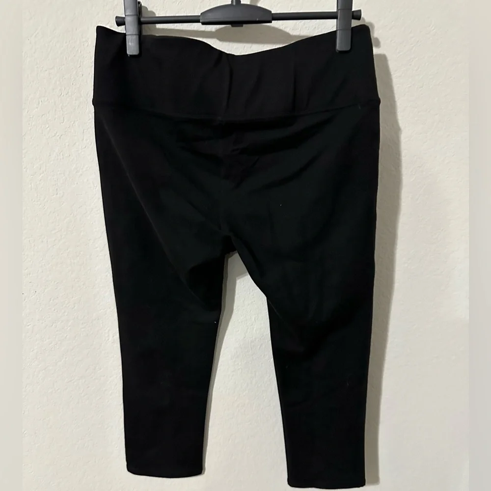 Spanx Black Structured Shaping Cropped Leggings Style 2191 Sz XL - Picture 4 of 9